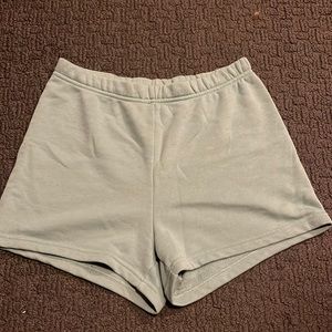 Sage green aritzia shorts